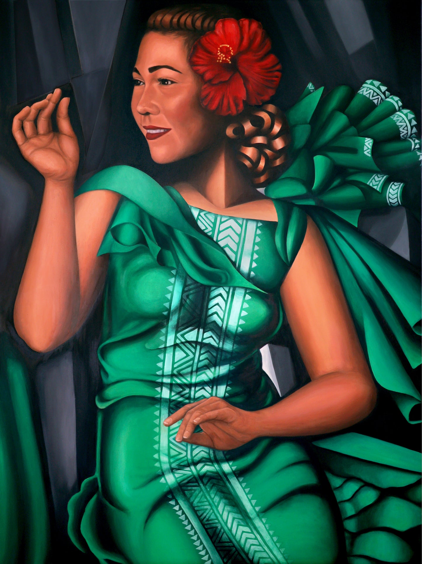 A Pacific Nod to the Lady in the Green Dress